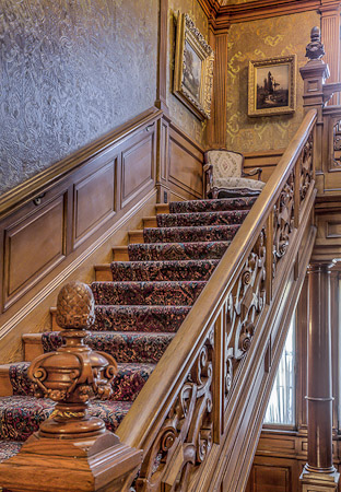 Busch Mansion Staircase