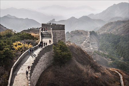 Hazy Day at the Wall of China