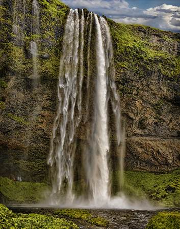 Majestic Waterfall - Icelan