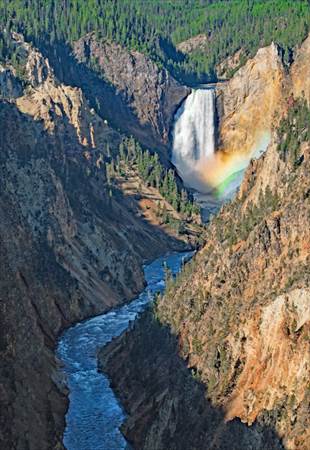 Upper Yellowstone Falls Rainbow